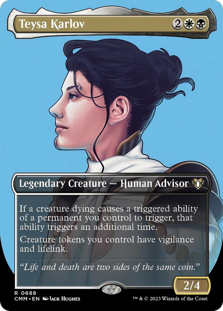 Teysa Karlov (Borderless Profile) [Commander Masters] | Card Merchant Takapuna
