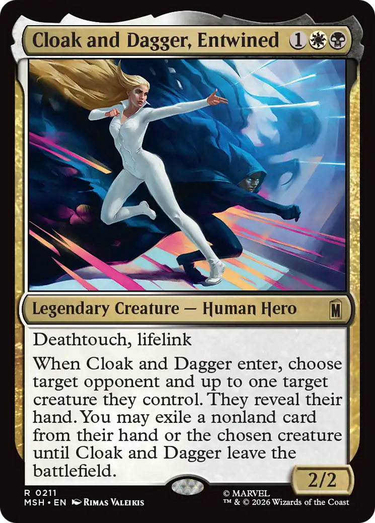 Cloak and Dagger, Entwined [Marvel Super Heroes] | Card Merchant Takapuna