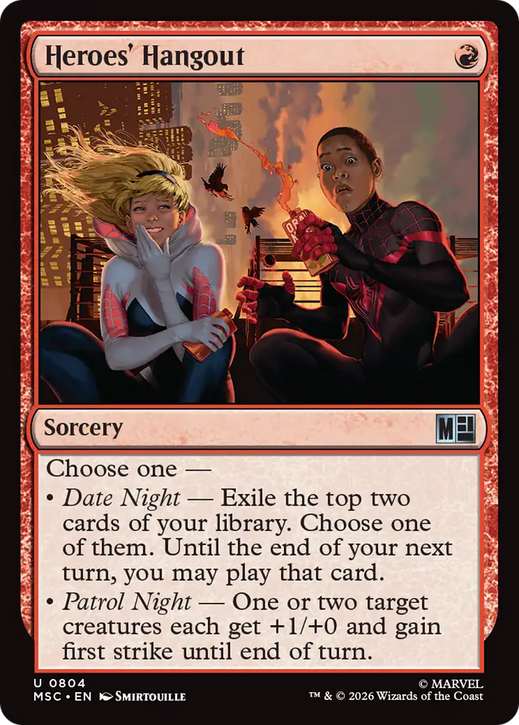 Heroes' Hangout [Marvel Super Heroes Commander] | Card Merchant Takapuna