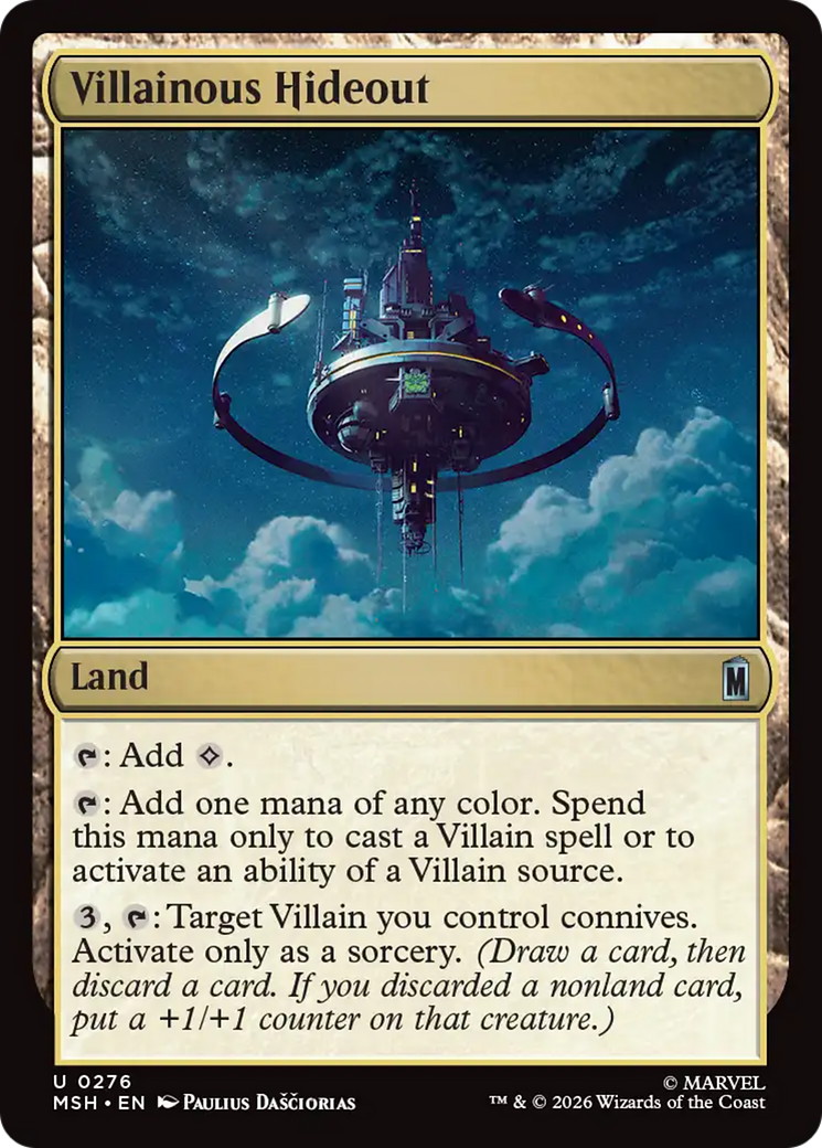 Villainous Hideout [Marvel Super Heroes] | Card Merchant Takapuna