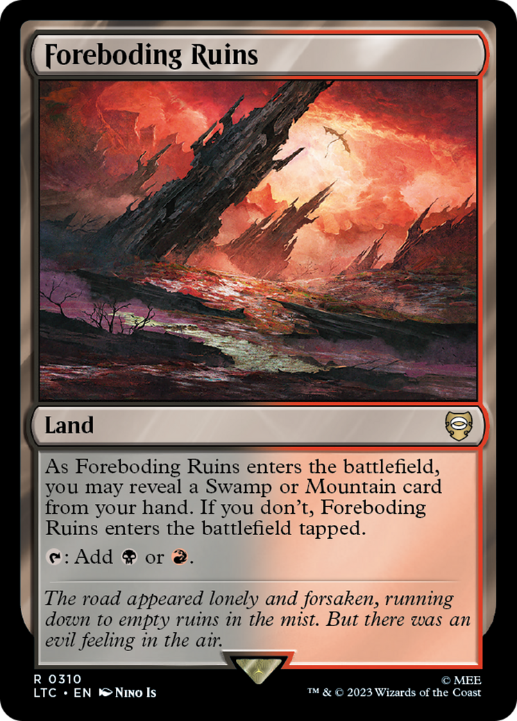 Foreboding Ruins [The Lord of the Rings: Tales of Middle-Earth Commander] | Card Merchant Takapuna