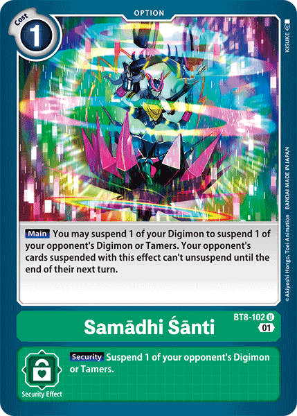 Samadhi Santi [BT8-102] [New Awakening] | Card Merchant Takapuna