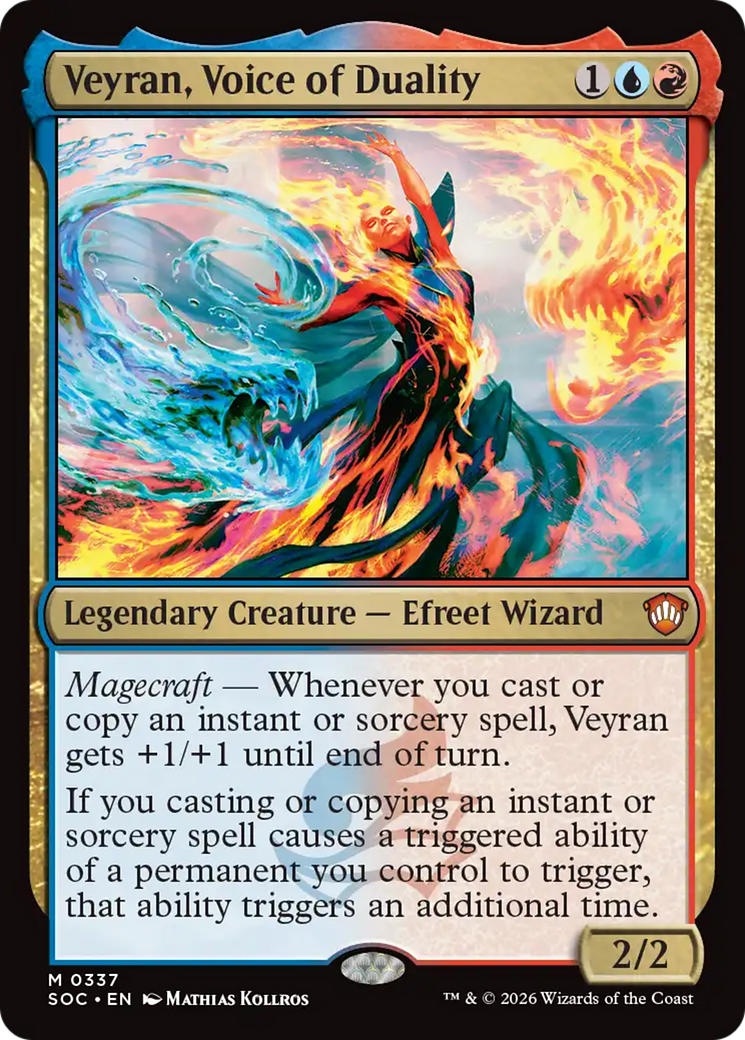 Veyran, Voice of Duality [Secrets of Strixhaven Commander] | Card Merchant Takapuna