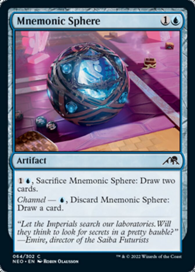 Mnemonic Sphere [Kamigawa: Neon Dynasty] | Card Merchant Takapuna
