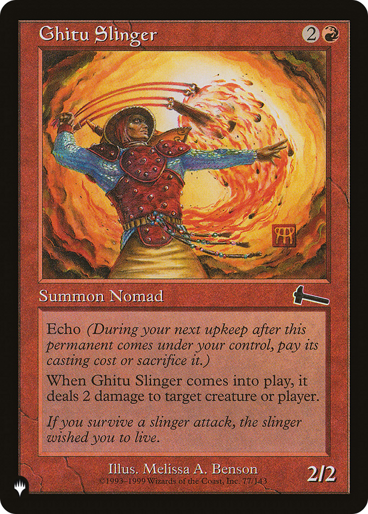 Ghitu Slinger [The List] | Card Merchant Takapuna