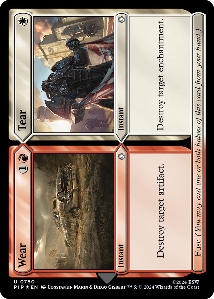Wear // Tear (Surge Foil) [Fallout] | Card Merchant Takapuna
