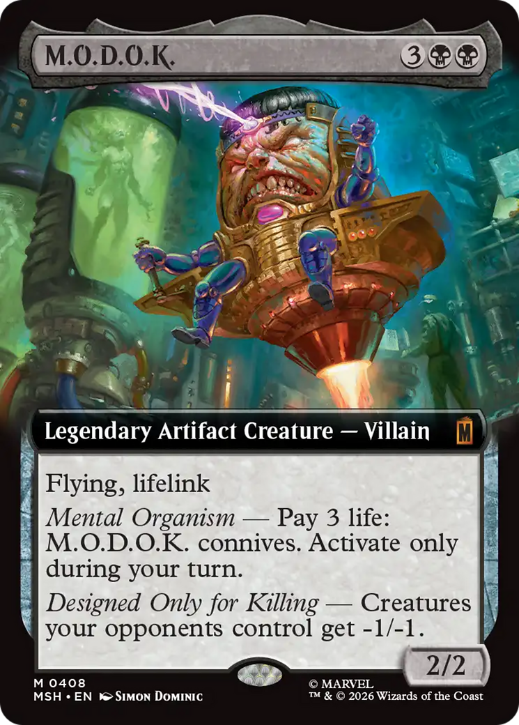 M.O.D.O.K. (Extended Art) [Marvel Super Heroes] | Card Merchant Takapuna