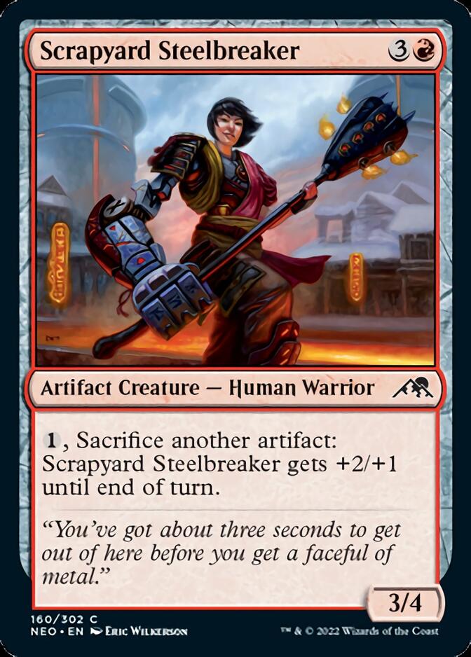 Scrapyard Steelbreaker [Kamigawa: Neon Dynasty] | Card Merchant Takapuna