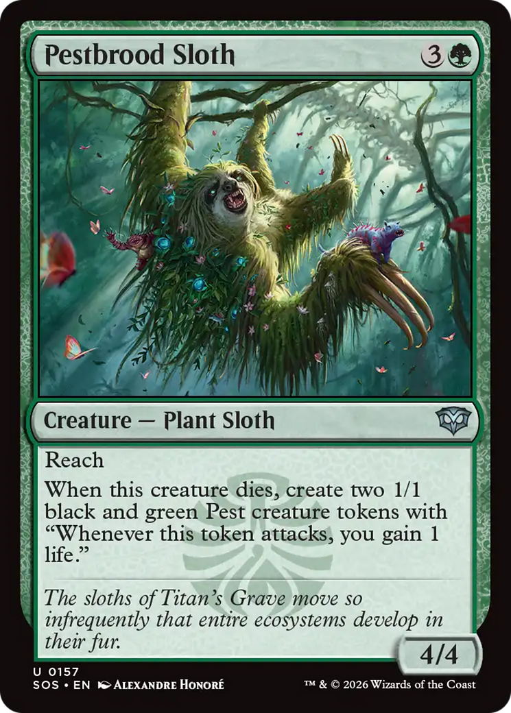 Pestbrood Sloth [Secrets of Strixhaven] | Card Merchant Takapuna
