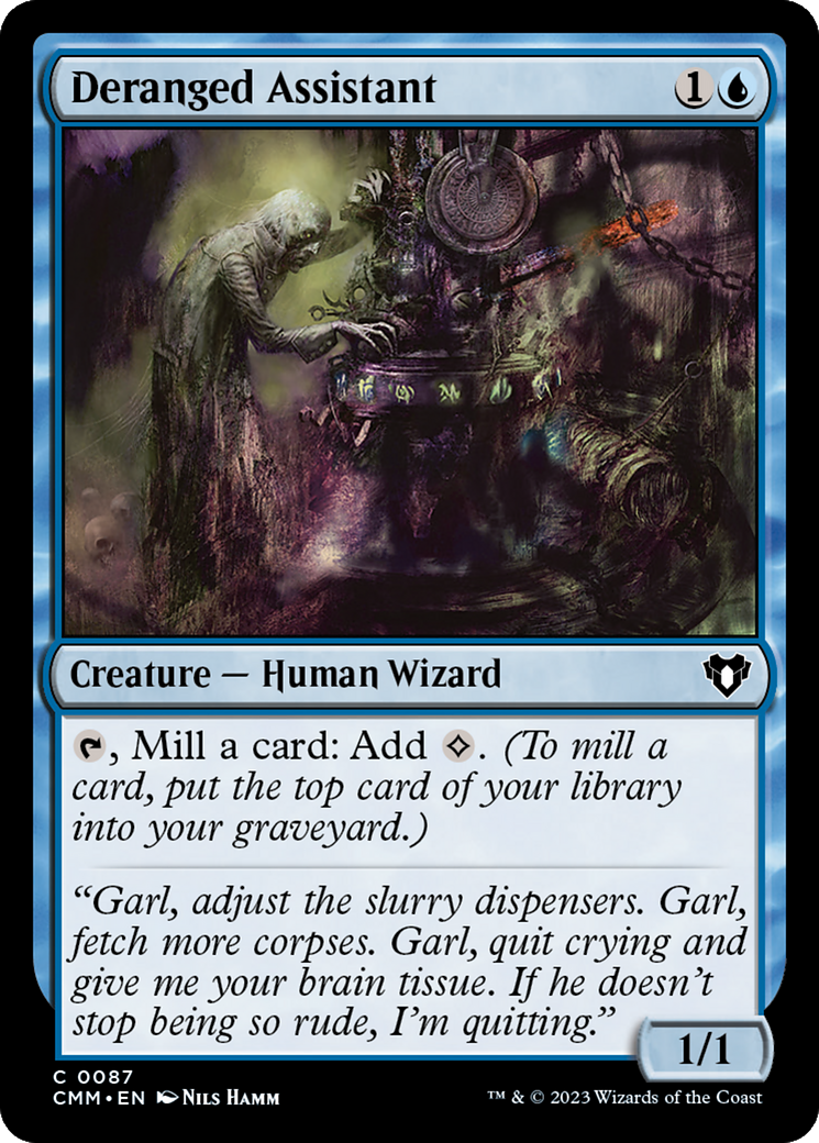 Deranged Assistant [Commander Masters] | Card Merchant Takapuna