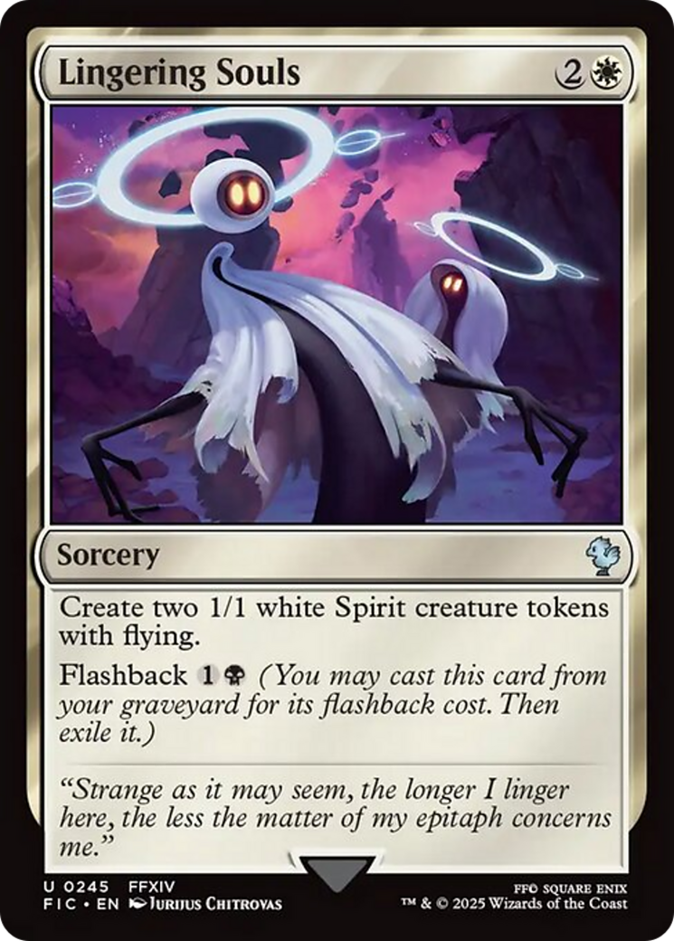 Lingering Souls [FINAL FANTASY Commander] | Card Merchant Takapuna