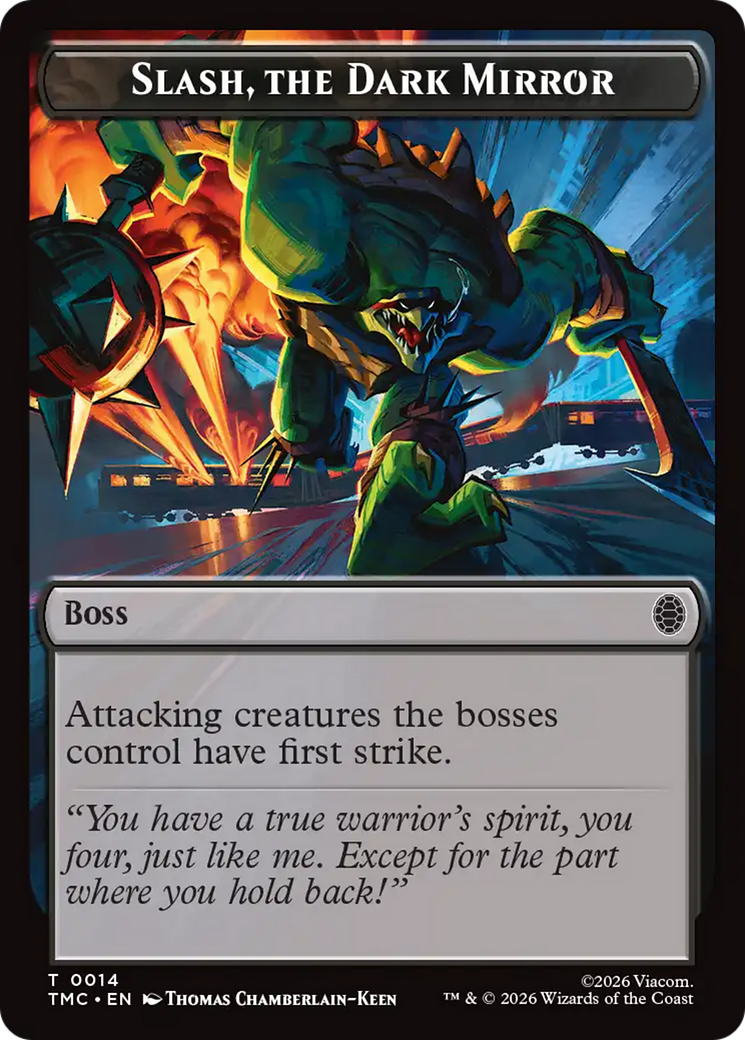 Slash, The Dark Mirror [Teenage Mutant Ninja Turtles Commander Tokens] | Card Merchant Takapuna