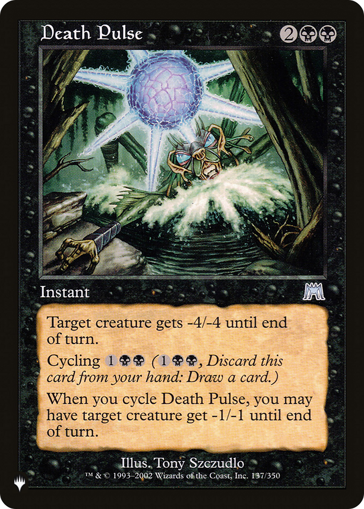 Death Pulse [The List] | Card Merchant Takapuna