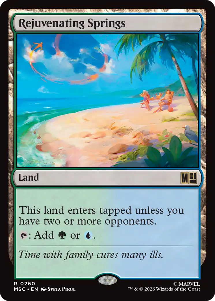 Rejuvenating Springs (Surge Foil) [Marvel Super Heroes Commander] | Card Merchant Takapuna