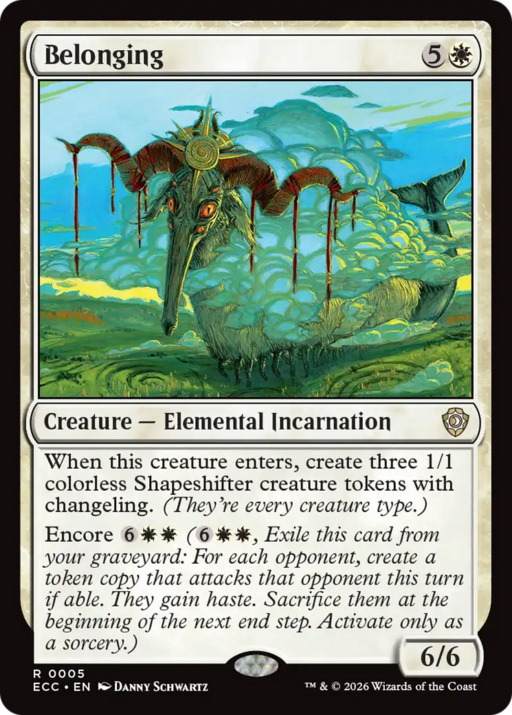 Belonging [Lorwyn Eclipsed Commander] | Card Merchant Takapuna