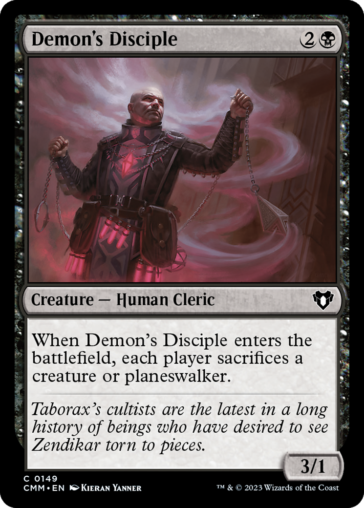Demon's Disciple [Commander Masters] | Card Merchant Takapuna