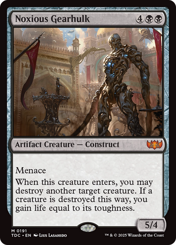 Noxious Gearhulk [Tarkir: Dragonstorm Commander] | Card Merchant Takapuna