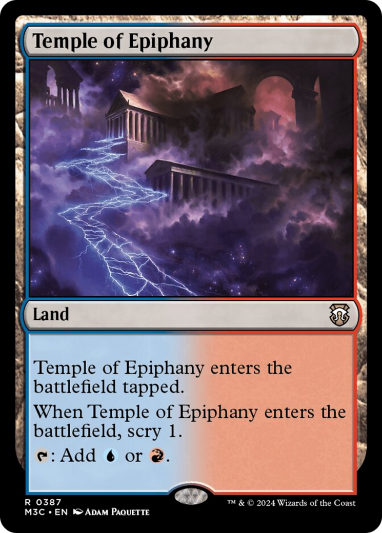 Temple of Epiphany [Modern Horizons 3 Commander] | Card Merchant Takapuna