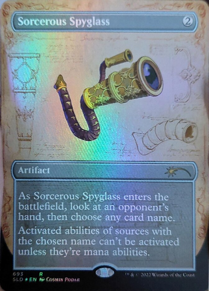 Sorcerous Spyglass (Blueprint) [Secret Lair Drop Promos] | Card Merchant Takapuna