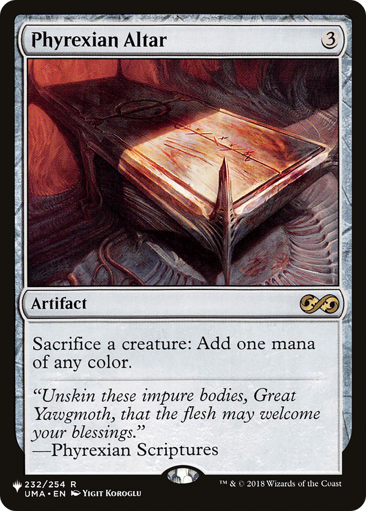 Phyrexian Altar [The List] | Card Merchant Takapuna