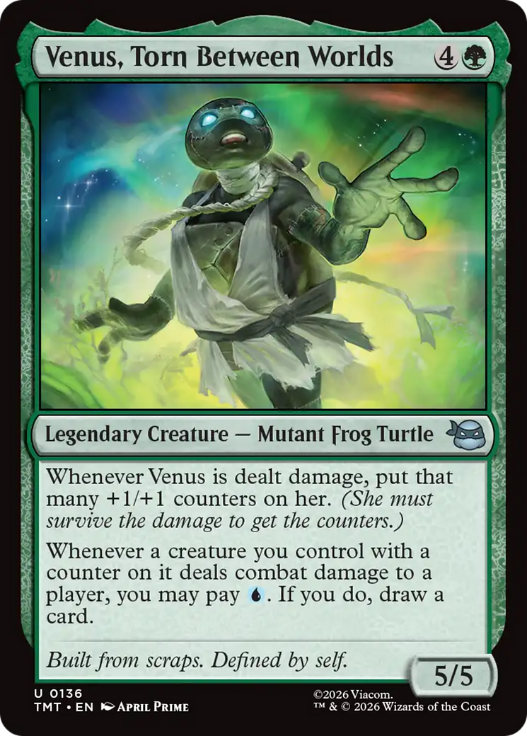 Venus, Torn Between Worlds [Teenage Mutant Ninja Turtles] | Card Merchant Takapuna