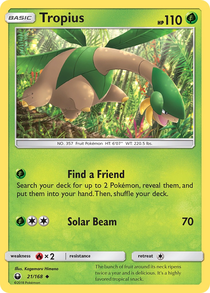 Tropius (21/168) [Sun & Moon: Celestial Storm] | Card Merchant Takapuna