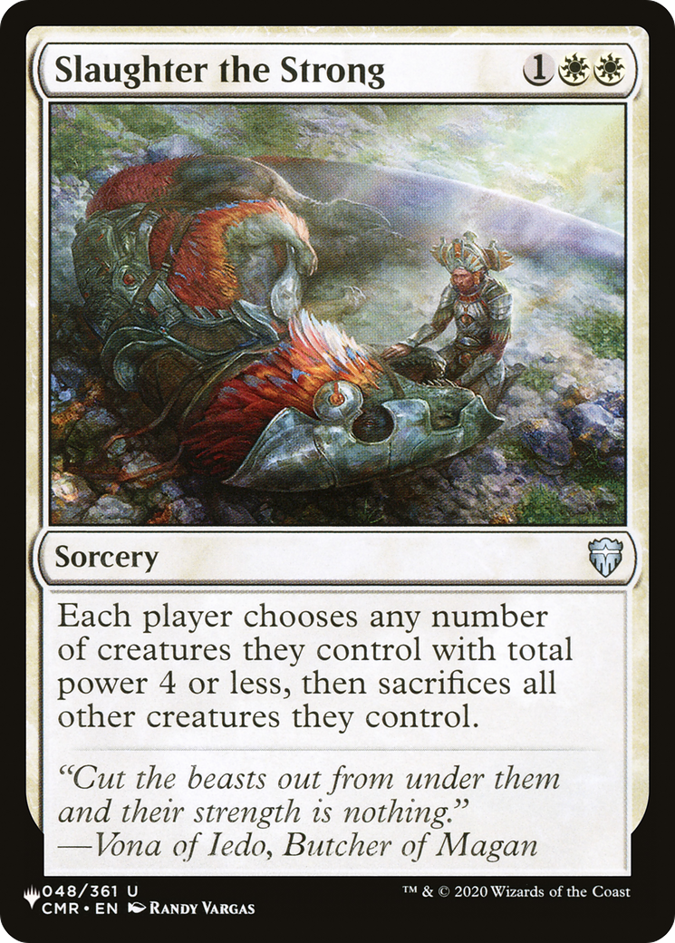 Slaughter the Strong [The List] | Card Merchant Takapuna