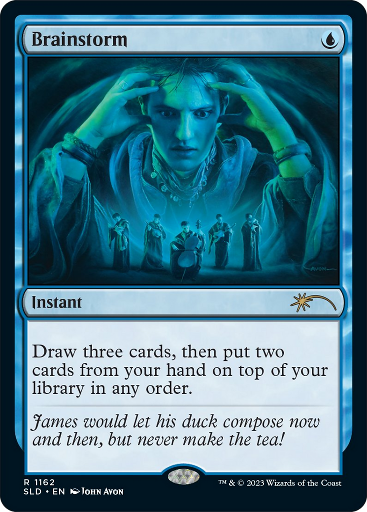 Brainstorm (1162) [Secret Lair Drop Series] | Card Merchant Takapuna
