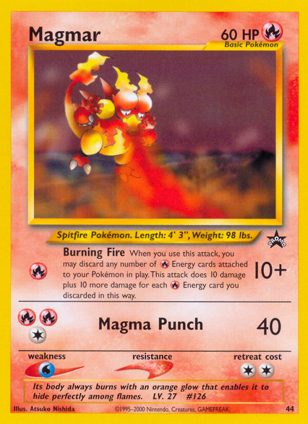 Magmar (44) [Wizards of the Coast: Black Star Promos] | Card Merchant Takapuna