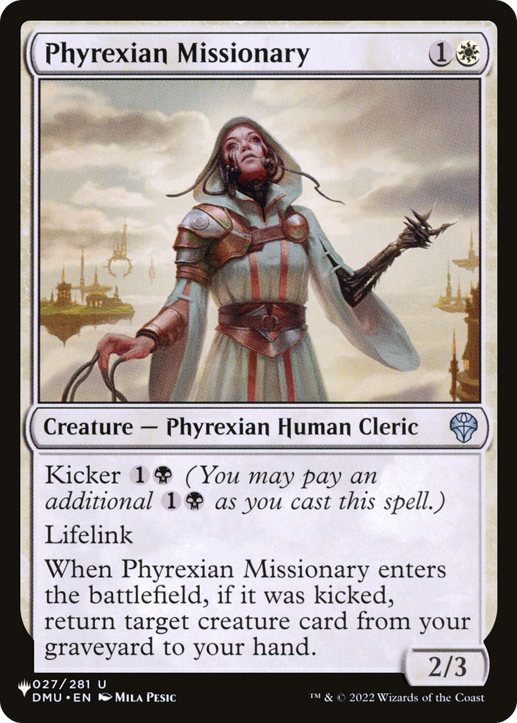 Phyrexian Missionary [The List] | Card Merchant Takapuna