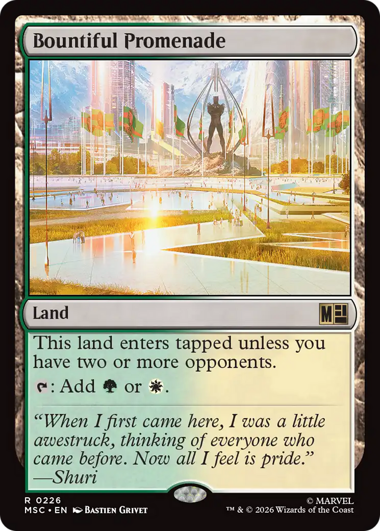Bountiful Promenade [Marvel Super Heroes Commander] | Card Merchant Takapuna