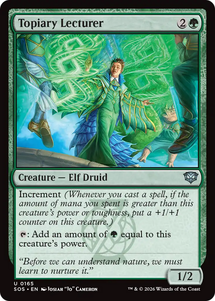 Topiary Lecturer [Secrets of Strixhaven] | Card Merchant Takapuna