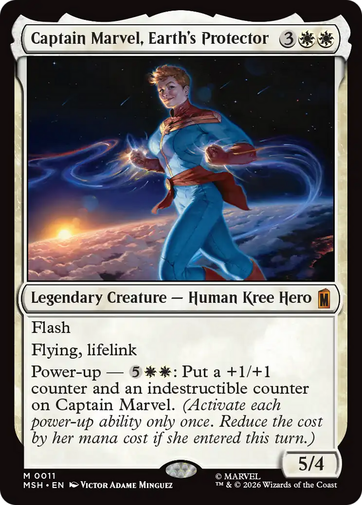 Captain Marvel, Earth's Protector [Marvel Super Heroes] | Card Merchant Takapuna