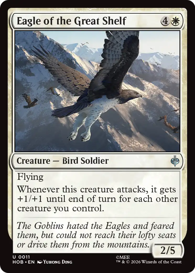Eagle of the Great Shelf [The Hobbit] | Card Merchant Takapuna