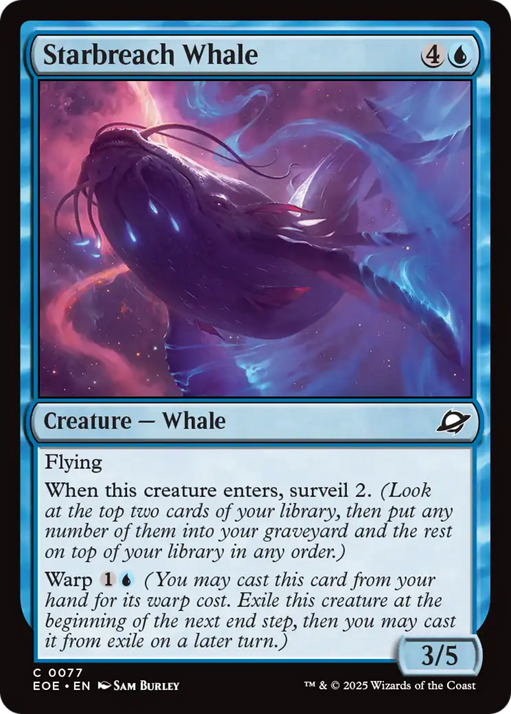 Starbreach Whale [Edge of Eternities] | Card Merchant Takapuna