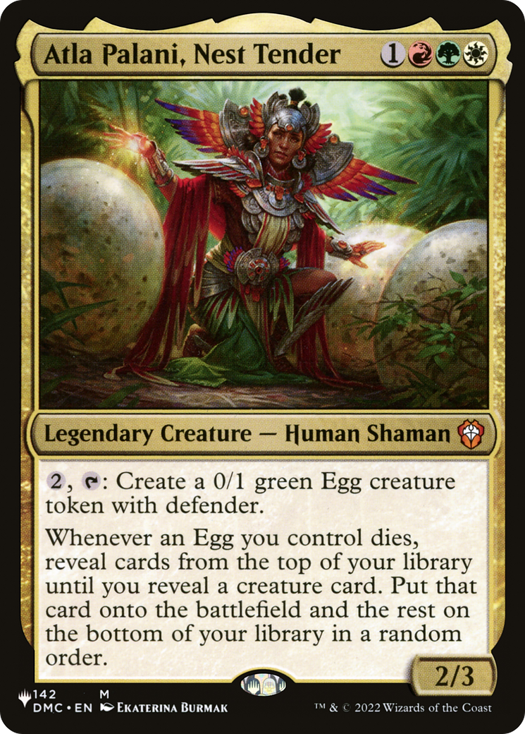 Atla Palani, Nest Tender (DMC) [The List] | Card Merchant Takapuna