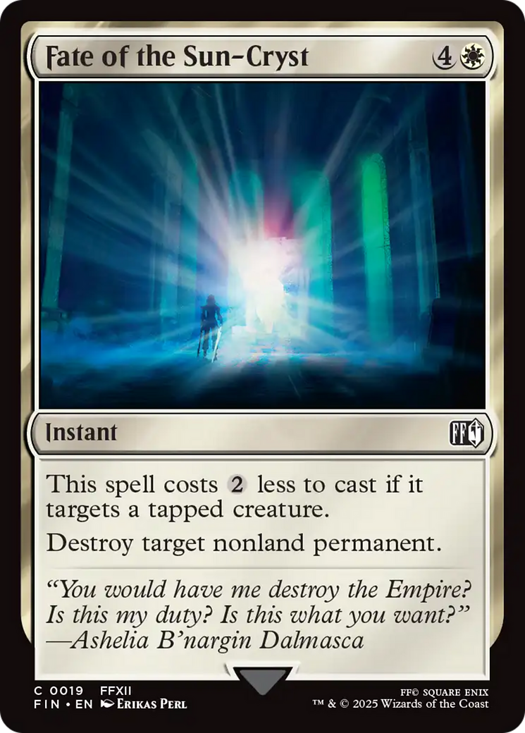 Fate of the Sun-Cryst [FINAL FANTASY] | Card Merchant Takapuna