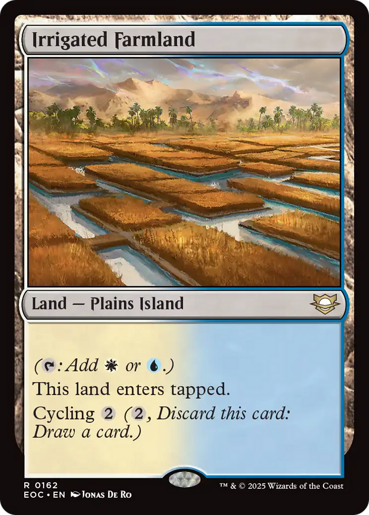 Irrigated Farmland [Edge of Eternities Commander] | Card Merchant Takapuna