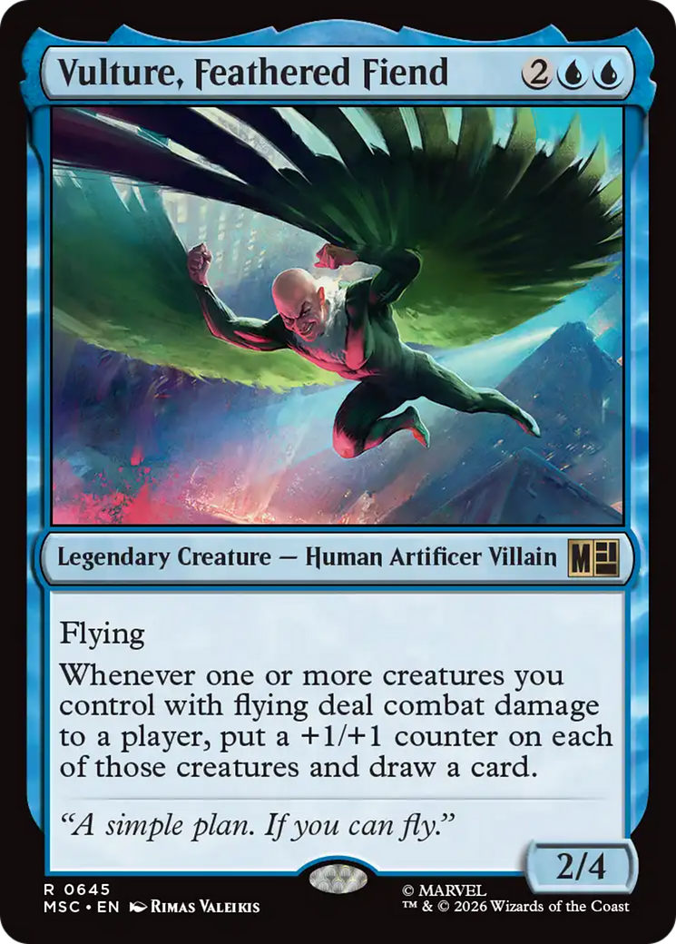 Vulture, Feathered Fiend [Marvel Super Heroes Commander] | Card Merchant Takapuna