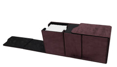 Ultra Pro: Alcove Vault Deck Box- Suede Ruby | Card Merchant Takapuna