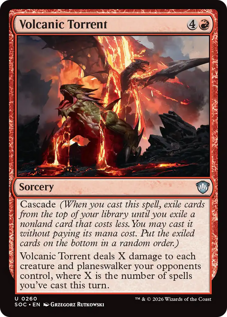 Volcanic Torrent [Secrets of Strixhaven Commander] | Card Merchant Takapuna