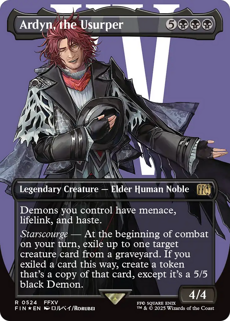 Ardyn, the Usurper (Borderless) (Surge Foil) [FINAL FANTASY] | Card Merchant Takapuna
