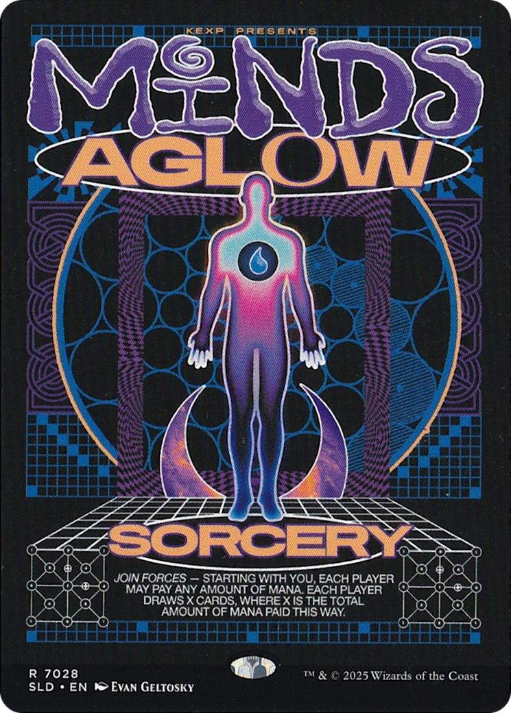 Minds Aglow (Rainbow Foil) [Secret Lair Drop Series] | Card Merchant Takapuna