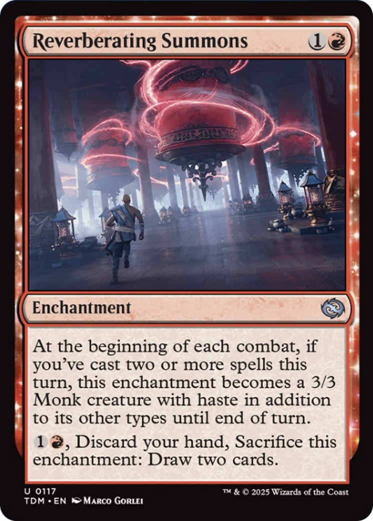 Reverberating Summons [Tarkir: Dragonstorm] | Card Merchant Takapuna