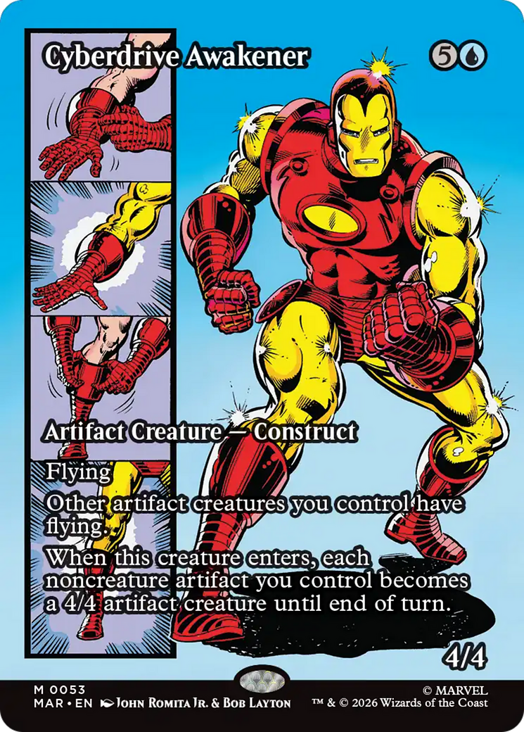 Cyberdrive Awakener (Borderless) [Marvel Universe: Eternal-Legal] | Card Merchant Takapuna