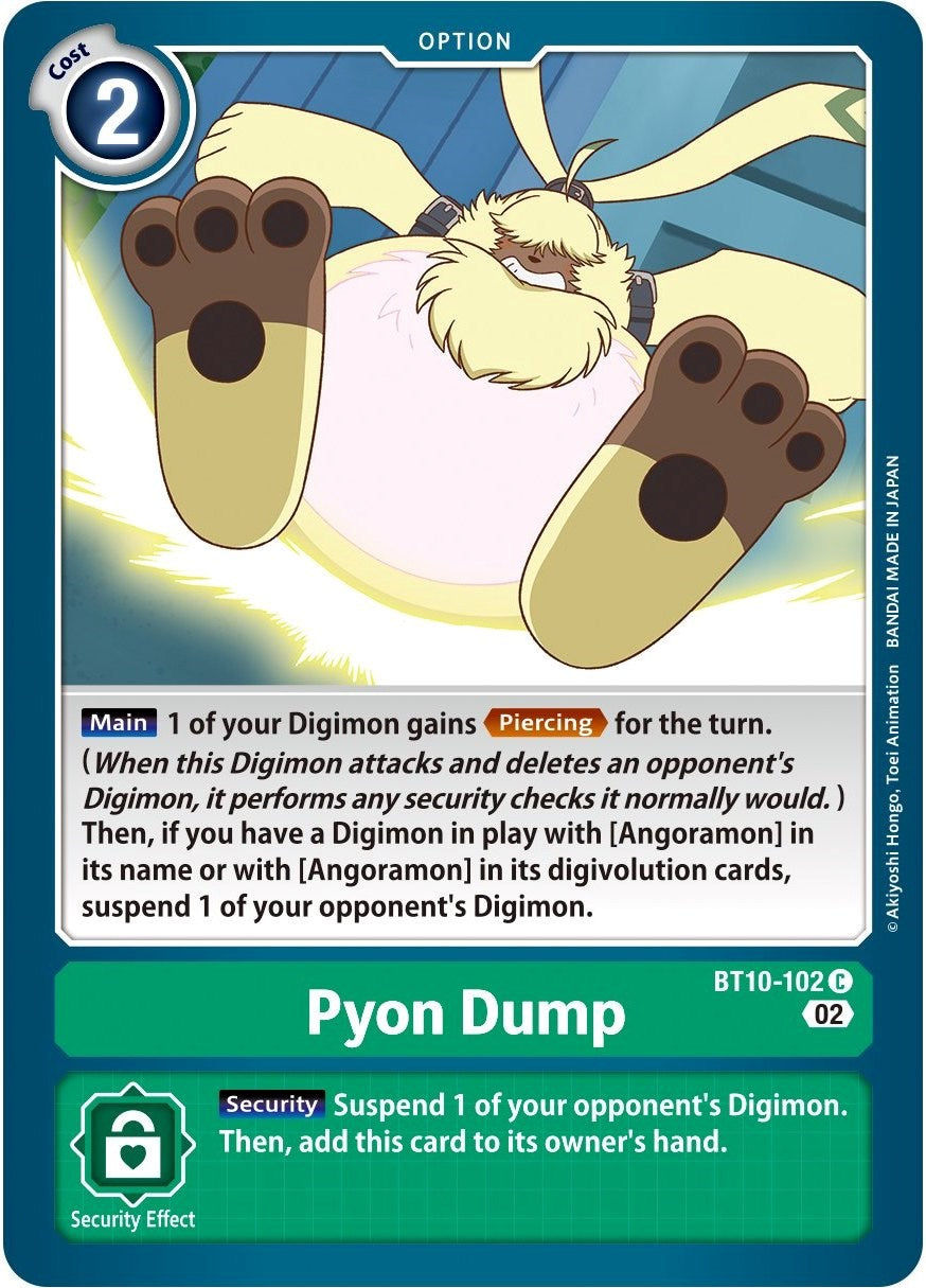 Pyon Dump [BT10-102] [Xros Encounter] | Card Merchant Takapuna