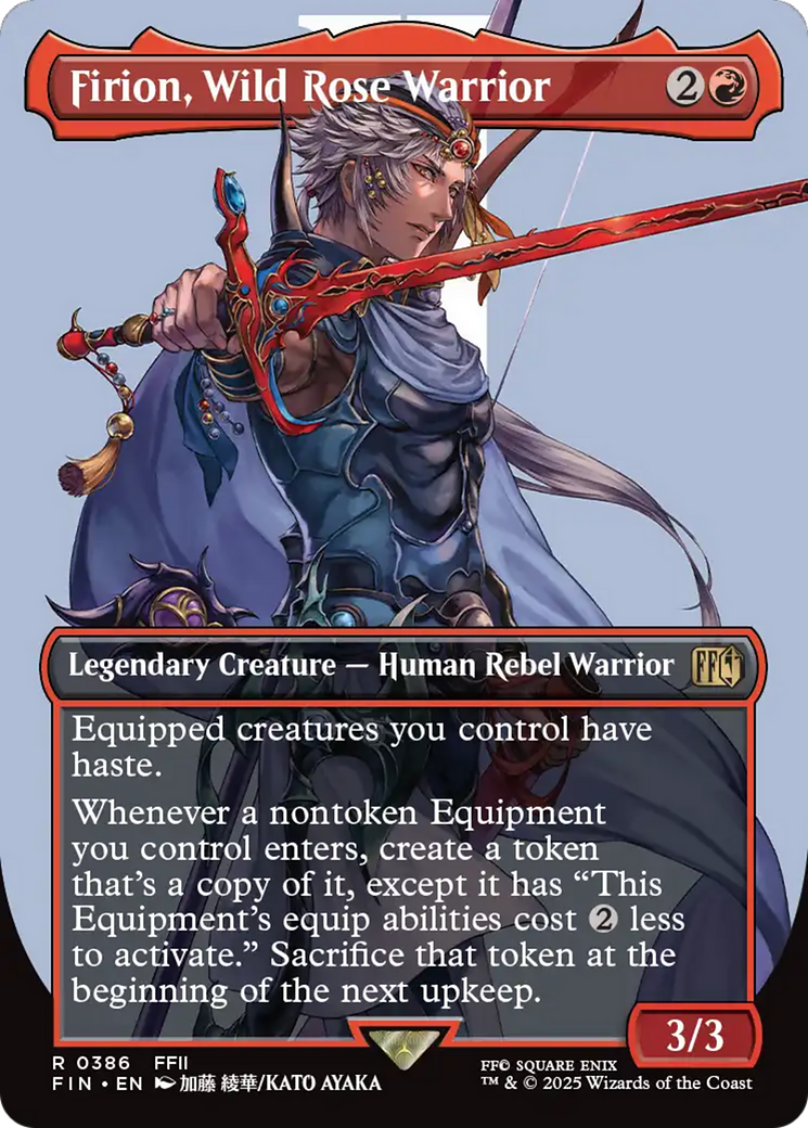 Firion, Wild Rose Warrior (Borderless) [FINAL FANTASY] | Card Merchant Takapuna