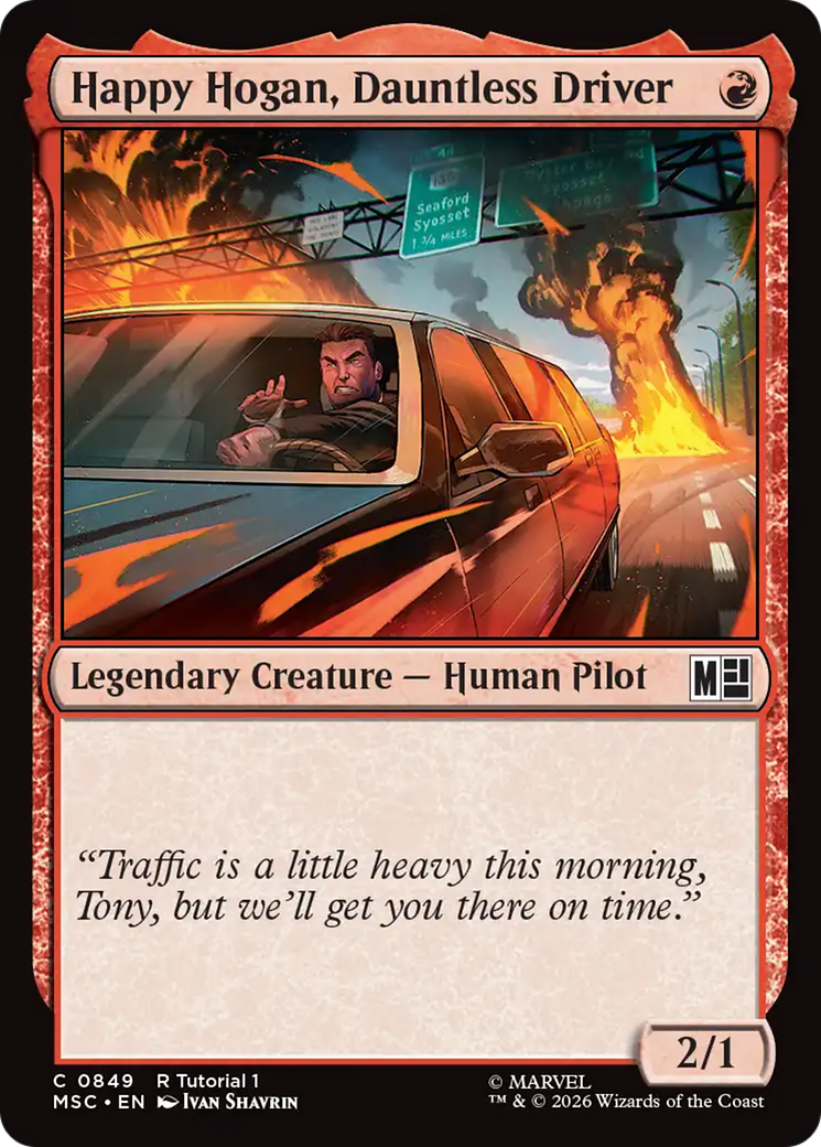 Happy Hogan, Dauntless Driver (0849) [Marvel Super Heroes Commander] | Card Merchant Takapuna