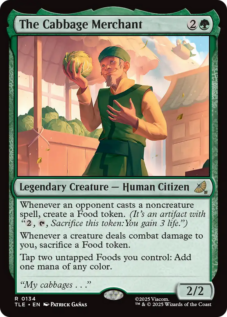 The Cabbage Merchant [Avatar: The Last Airbender: Eternal-Legal] | Card Merchant Takapuna