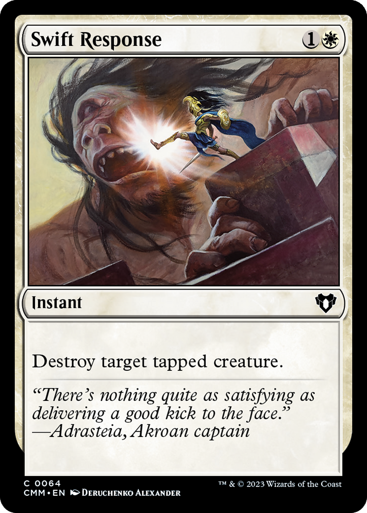 Swift Response [Commander Masters] | Card Merchant Takapuna